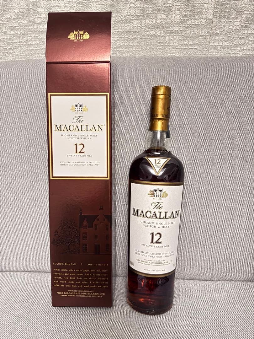 マッカラン12年　旧ボトル　700ml ザ・マッカラン 正規品 ザ・マッカラン 12年 700mlウイスキー（箱入