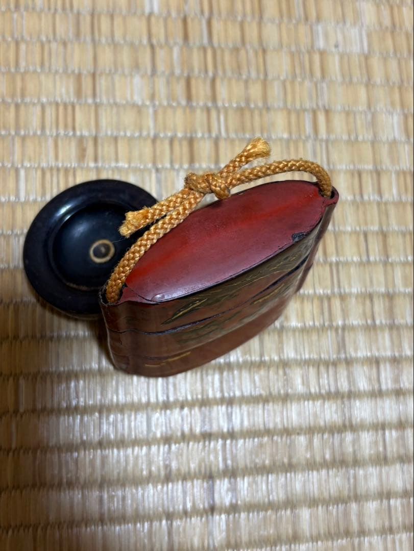 蒔絵 印籠 富士の図 根付け