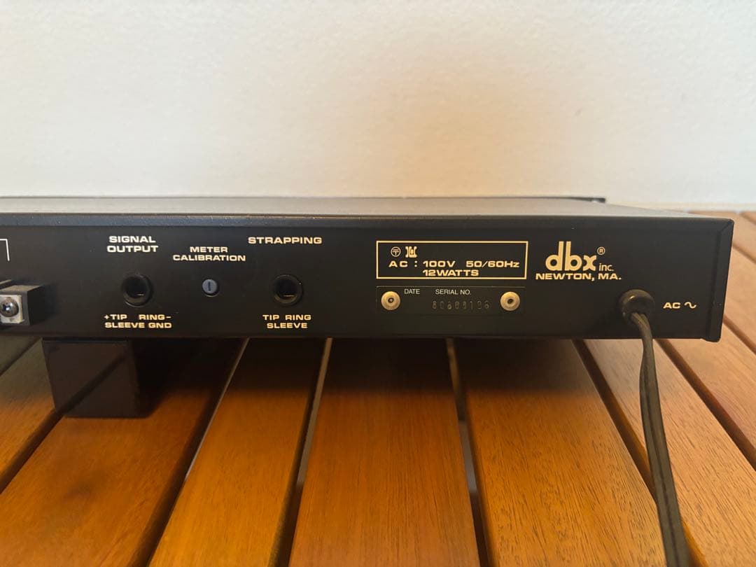 DBX 160X 名機コンプレッサー/リミッター 動作確認済み