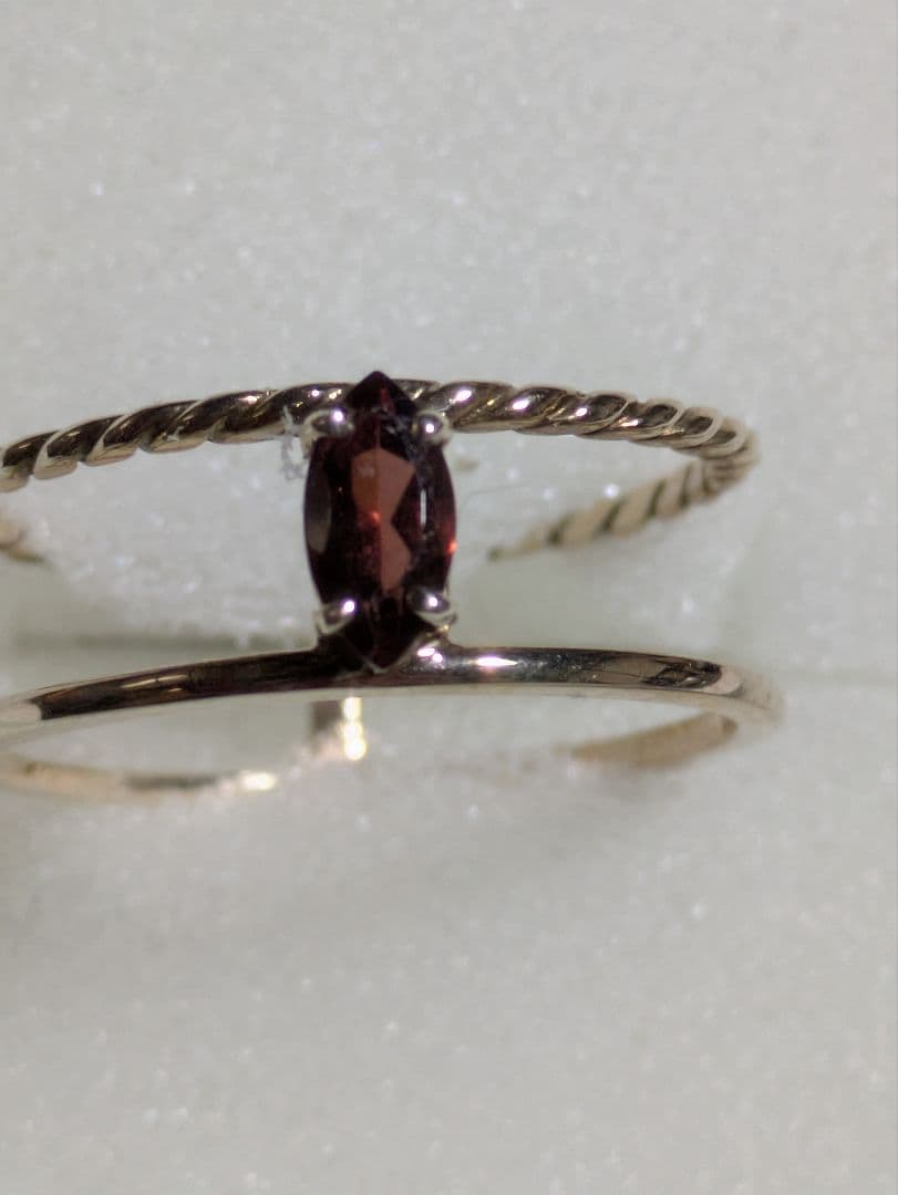 ル*ナ様 k10ガーネット　9号リング