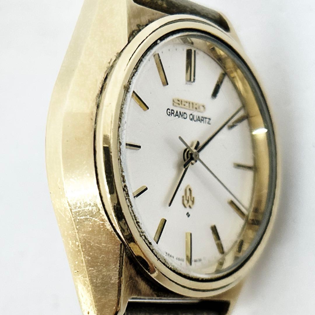 セイコー 腕時計 グランドクオーツ キャップゴールド ヴィンテージ SEIKO