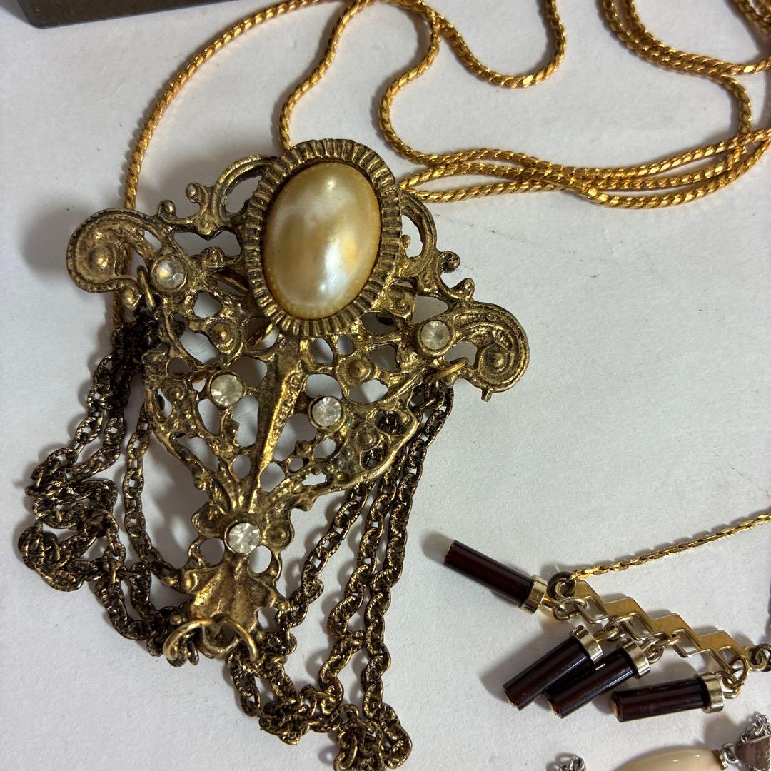 アンティーク ジュエリー カメオ BA800 七宝焼 翡翠 イヤリング ブローチ