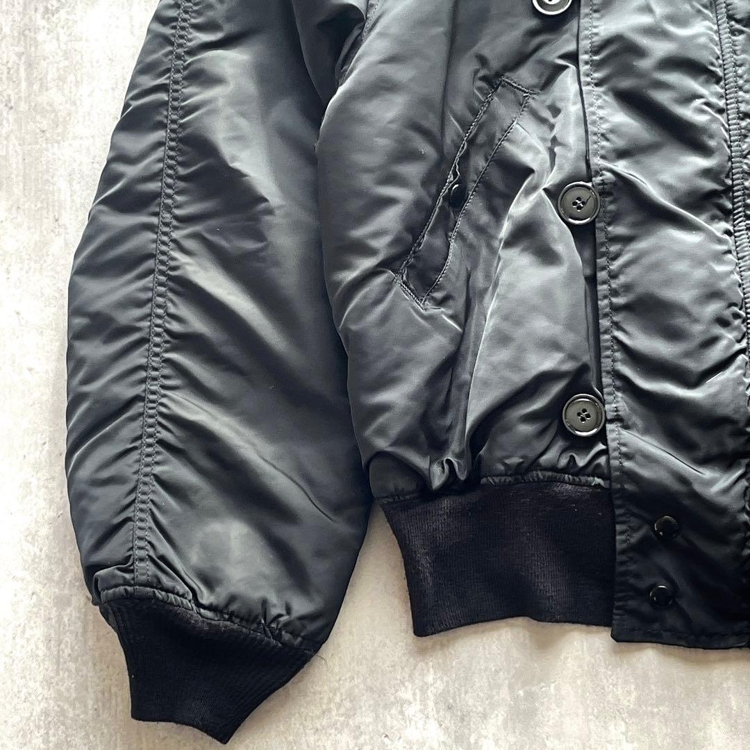 80s ALPHA USA製 N-2B短丈フライトジャケット ミリタリー y2k - メルカリ