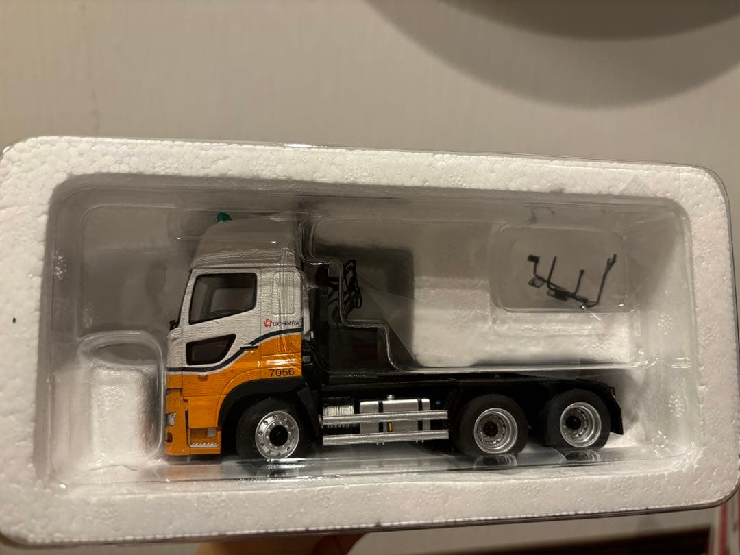 ケンクラフト　1/50 SS 6×4 ハイルーフ現行&16輪中低床トレーラ