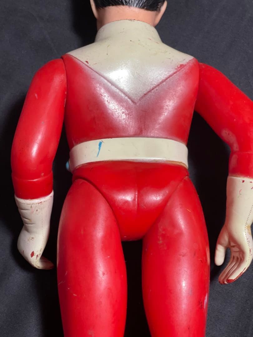 タ*カ様 レッドマン　面取れソフビ　当時物