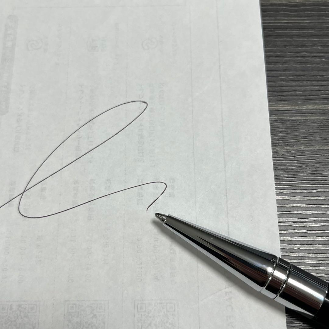 美品 S.T.Dupont D-イニシャル ボールペン ブラック×クローム