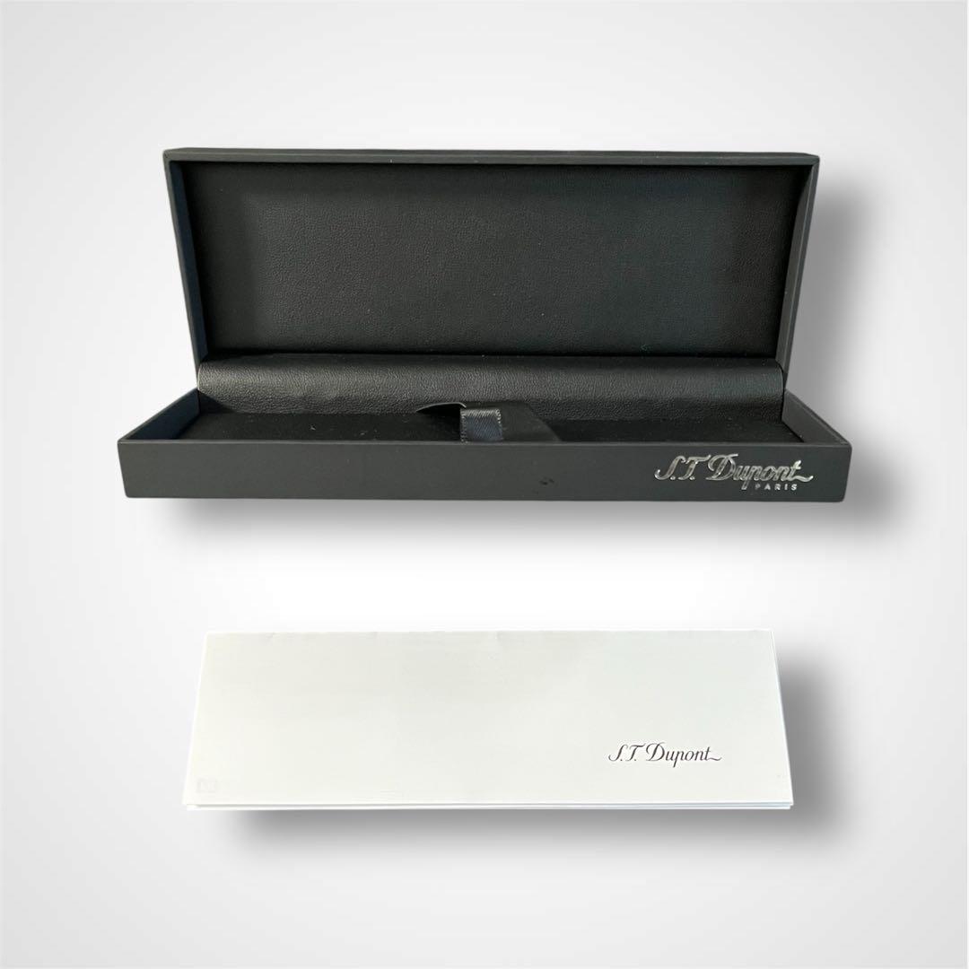 美品 S.T.Dupont D-イニシャル ボールペン ブラック×クローム