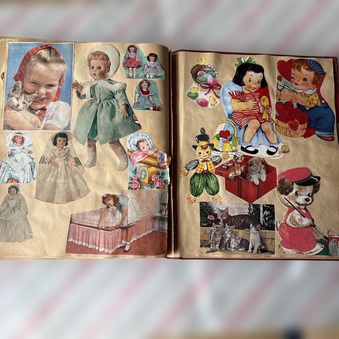 アメリカ　スクラップブック　レトロな紙もの　1960〜70年代