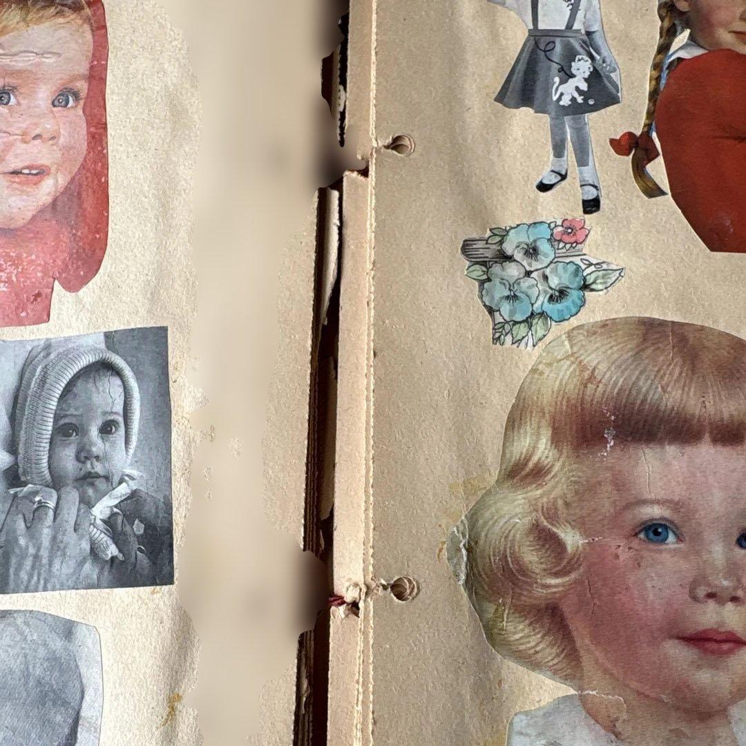 アメリカ　スクラップブック　レトロな紙もの　1960〜70年代