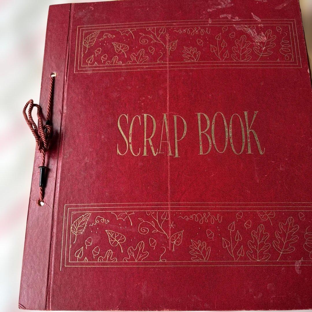 アメリカ　スクラップブック　レトロな紙もの　1960〜70年代