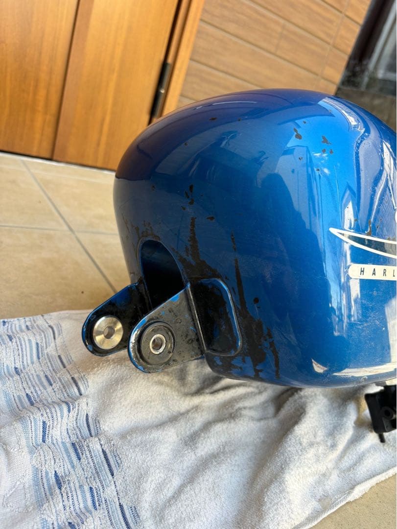 スポーツスター 純正 タンク 1997 883 ジャンク？ 水色 - メルカリ