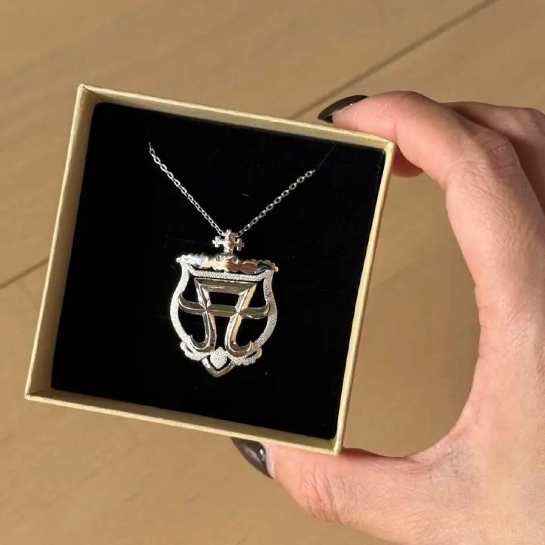 新品☆シルバー925 浜崎あゆみ2007ツアーロゴネックレス あゆマーク