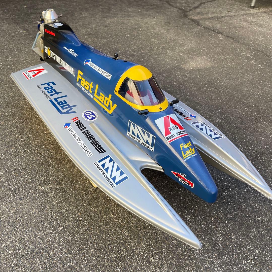 ABCホビー Fast Lady OS MAX XM船外機エンジン付 程度良品 ABCホビー Fast Lady OS MAX XM船外機エンジン付 程度良品 【公式通販】