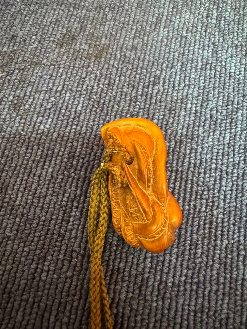 1689  蟹印籠　根付　時代物