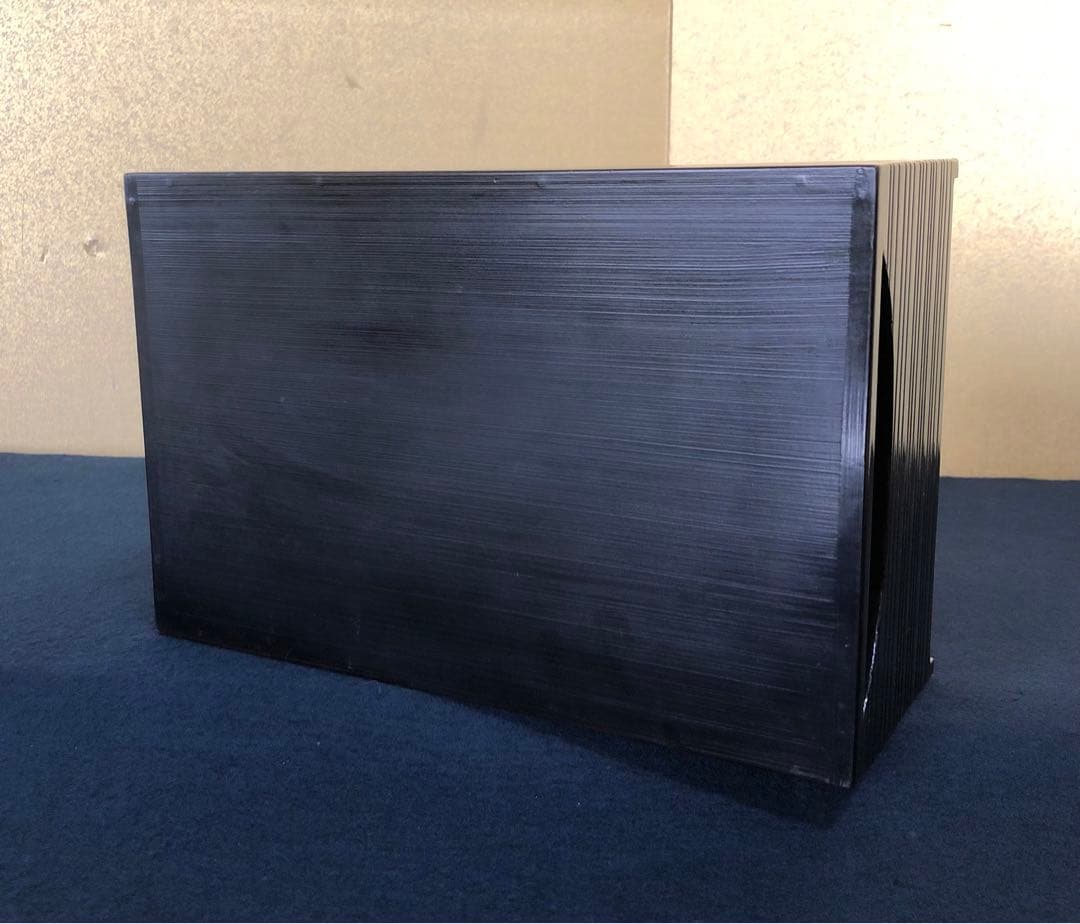 《R》茶道具 蝋色 莨盆6客 木製漆器 木箱　250805F4