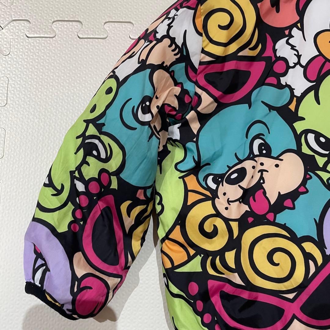 美品　ヒスミニ リバーシブル アウター90