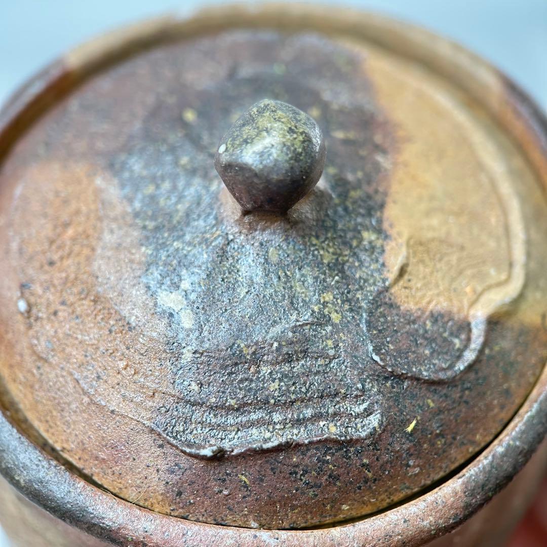 佐藤苔助 備前焼宝瓶 手捻り人気作者 急須 共箱 共布 茶注