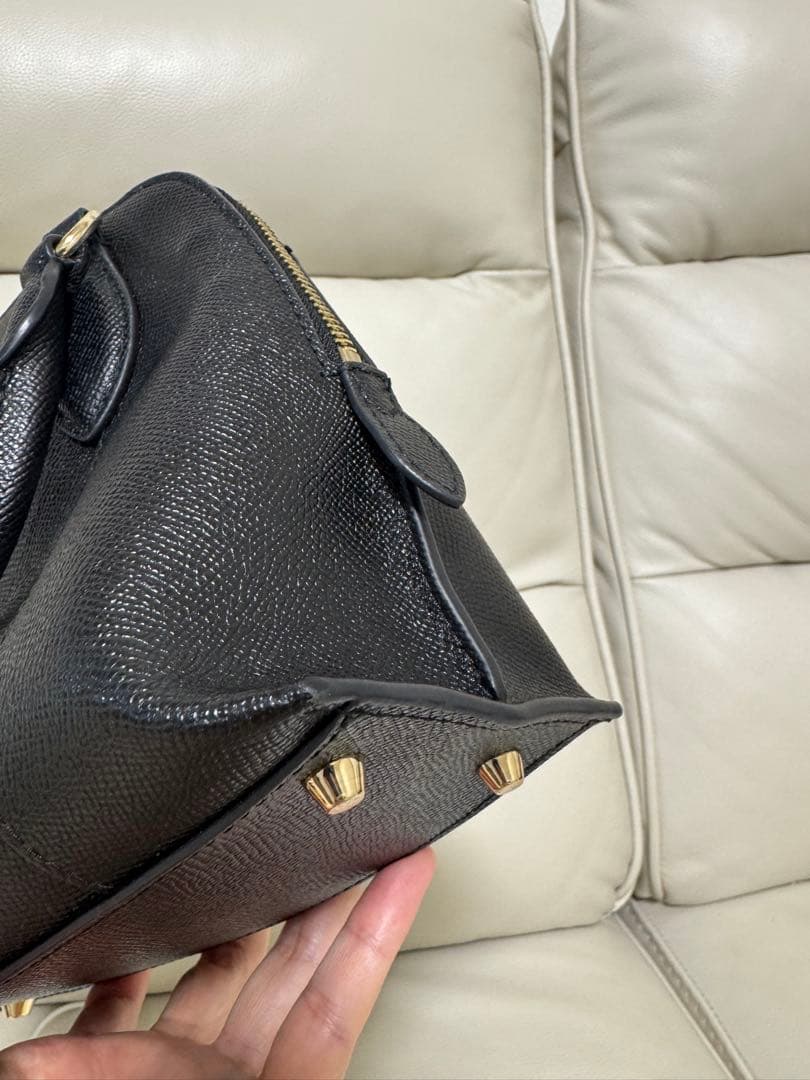 フルラFURLAヴィットリアドームS黒ブラック2wayハンド斜めがけ