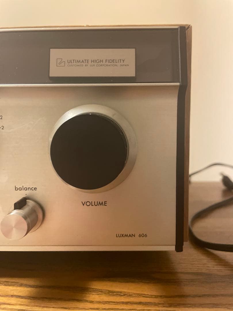 ジャンク】LUXMAN L-606 プリメインアンプ ヴィンテージ