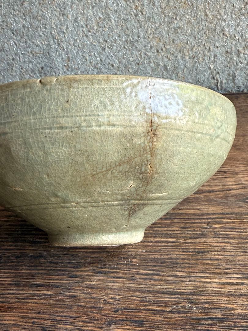 高麗青磁 菓子鉢 大鉢 象嵌 李朝 茶碗