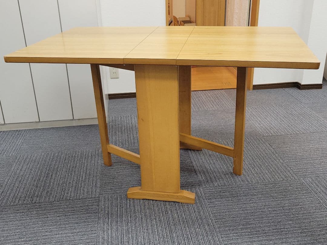 折りたたみ式 ダイニングテーブル 両バタフライテーブル