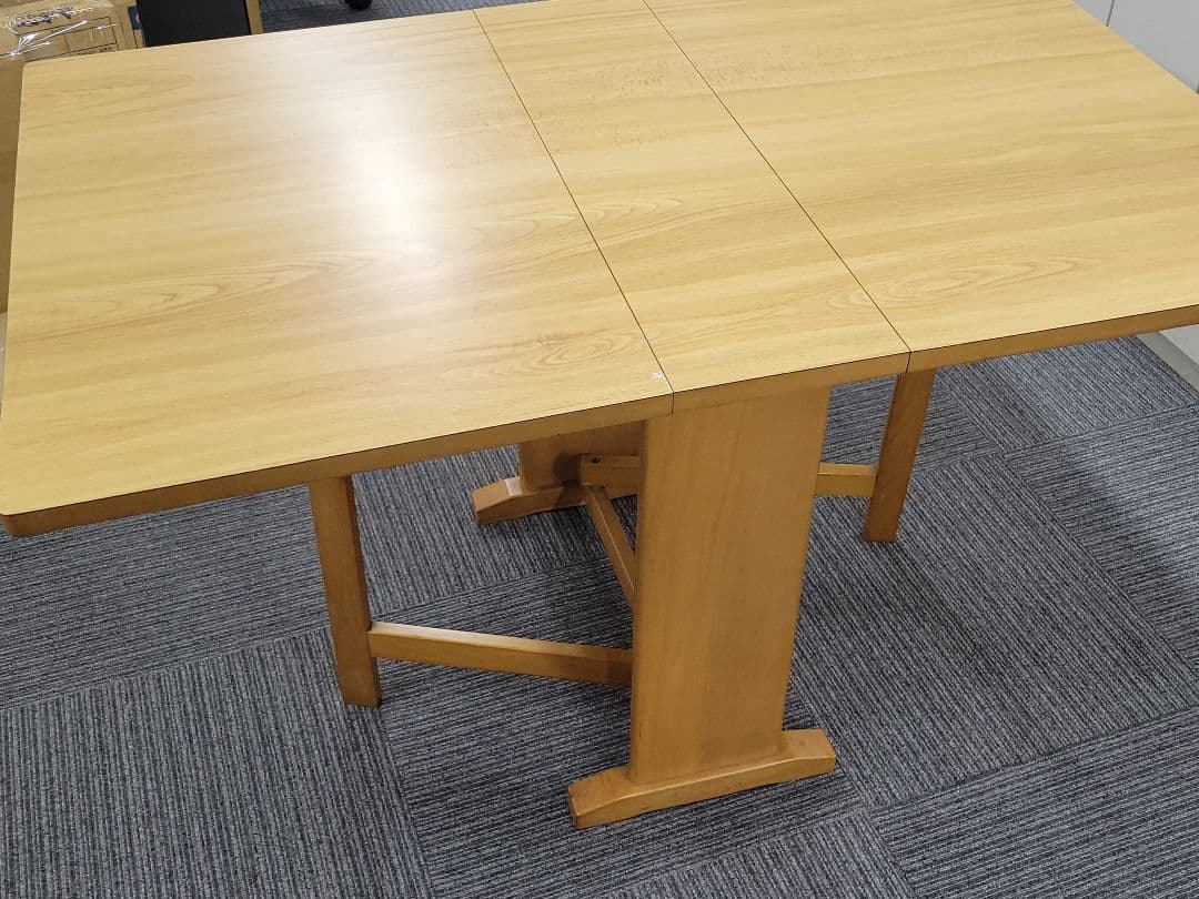 折りたたみ式 ダイニングテーブル 両バタフライテーブル