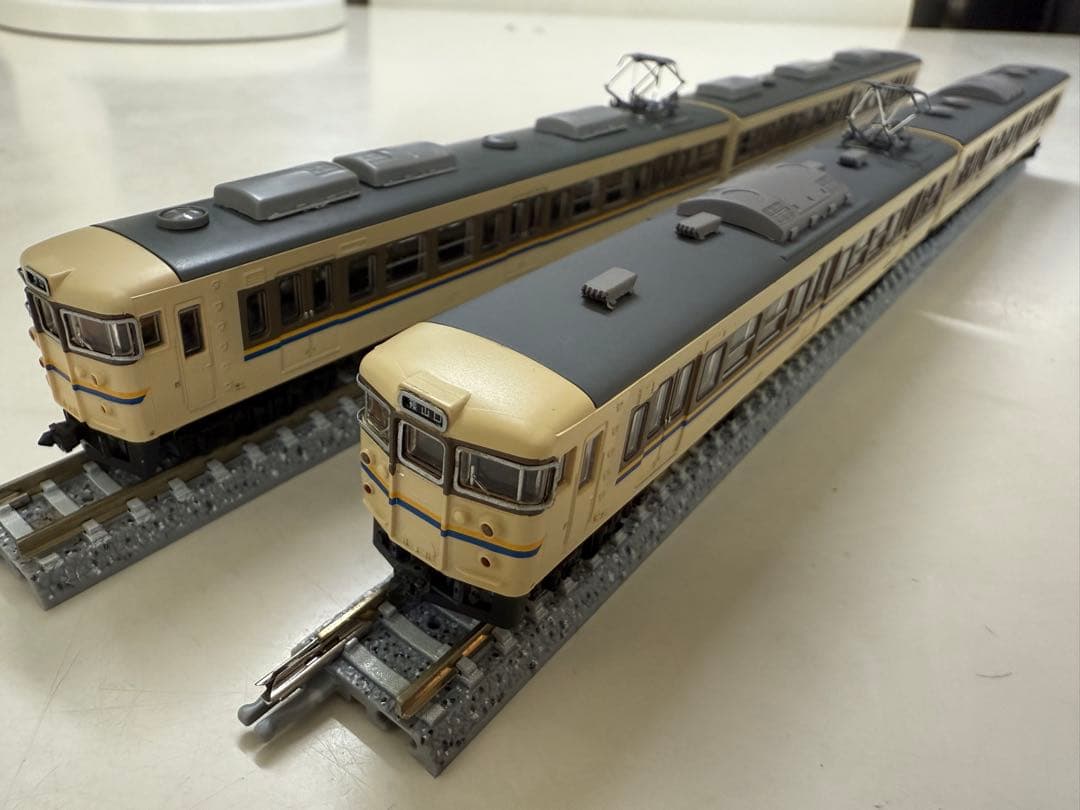 【訳あり】鉄コレ 113系3800番代2両×2セット（N化済・動力付）