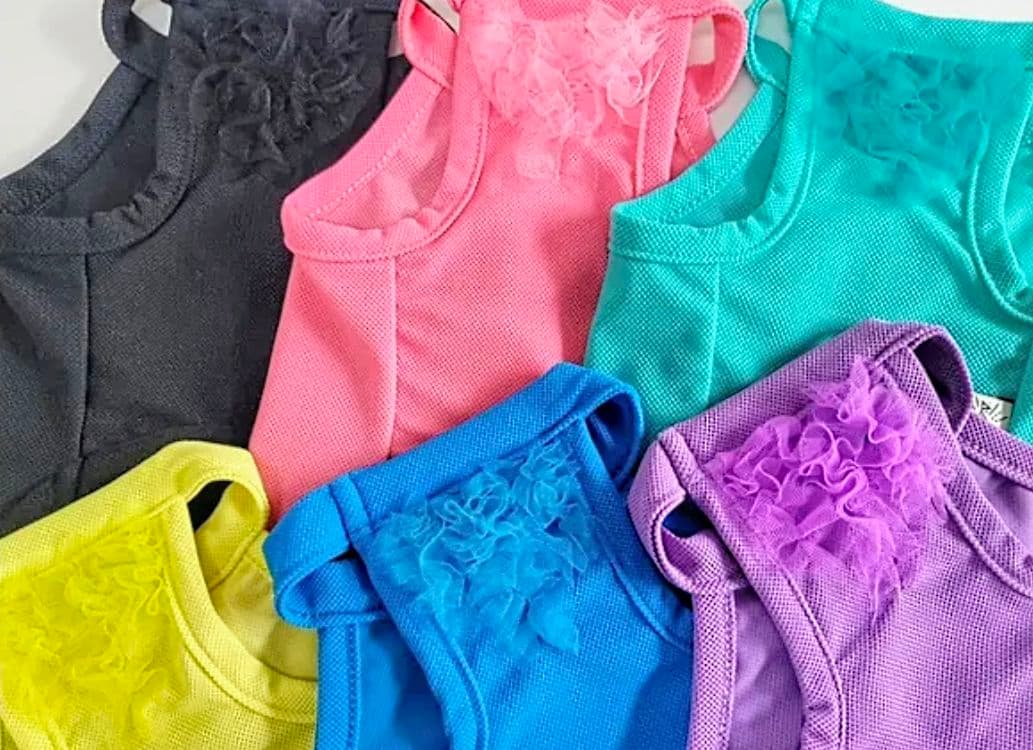 Chic Mesh タンクBlack＆Salmon サーカスサーカスcircus