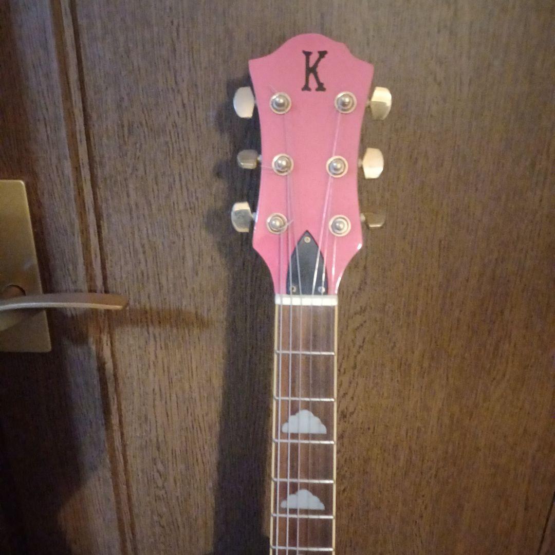 美品:モッキンバードピンクエレキギター XJAPAN hide♡ソフトケース