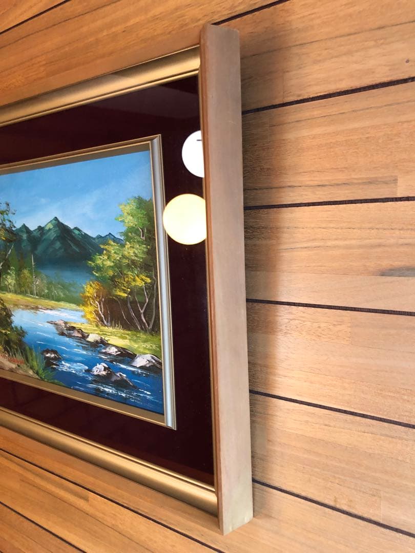 【絵画作品】風景画　西澤画伯　絵画　油絵　アート　F6号　状態優良！