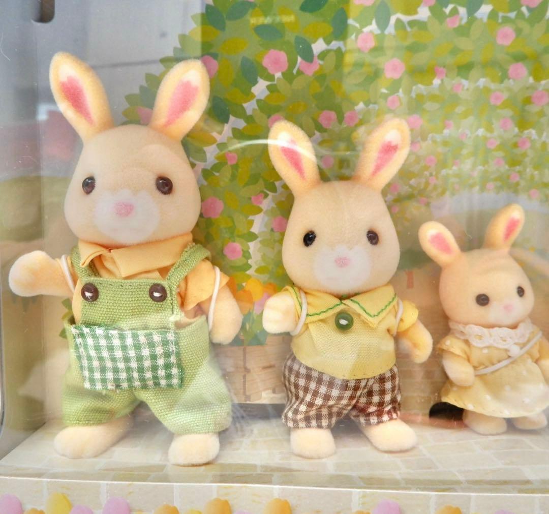 【新品•未開封】シルバニア⭐️はなぞのウサギファミリー⭐️しおかぜウサギファミリー
