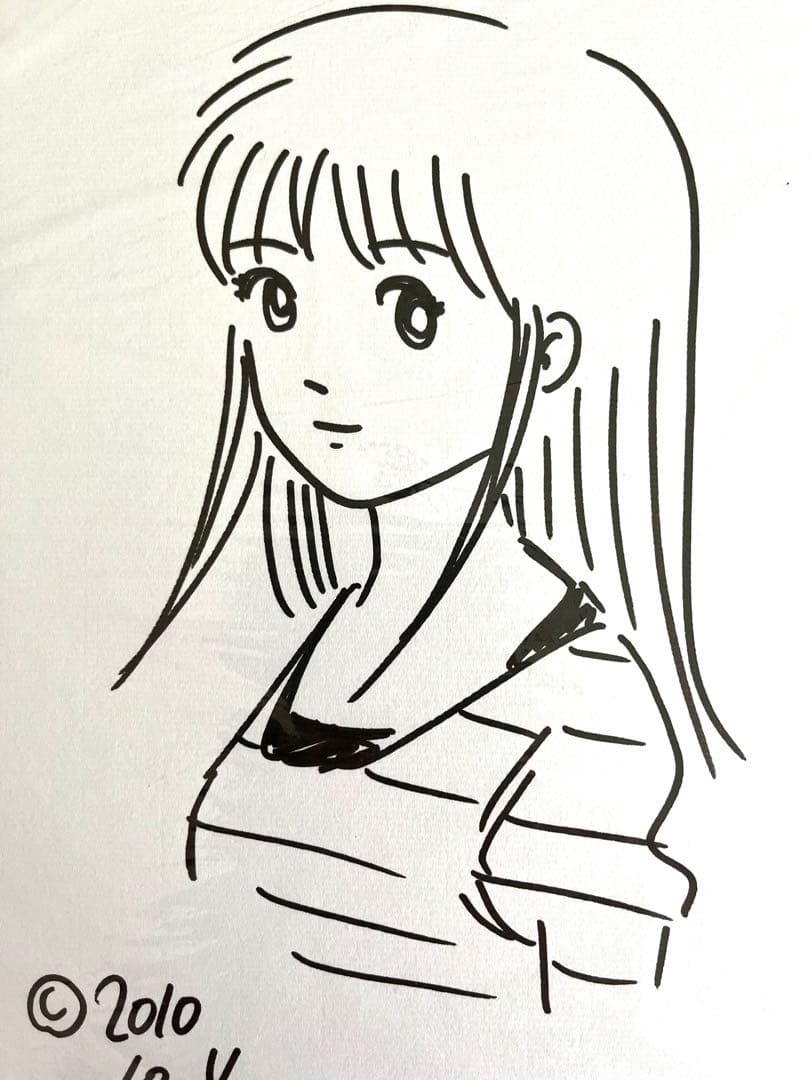 江口寿史直筆サイン色紙