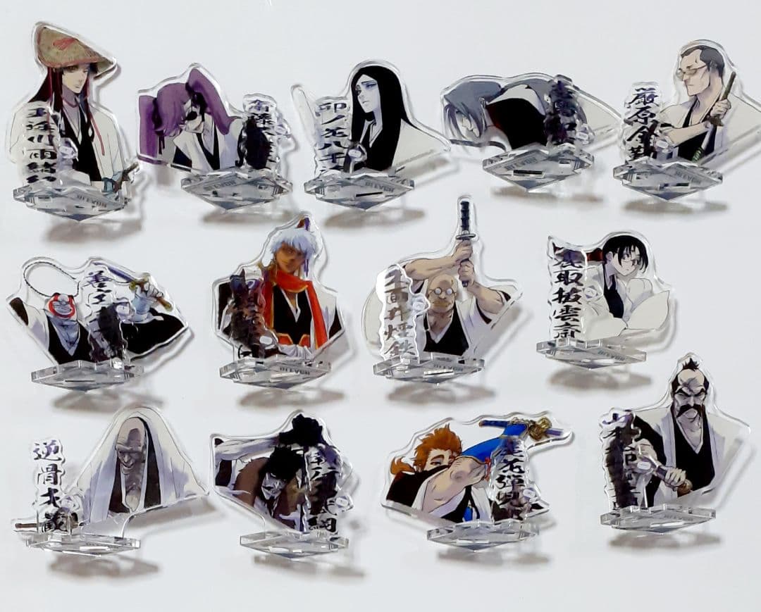 のん様☆ BLEACH アクリルフィギュアコレクション 初代護廷十三隊 まとめ