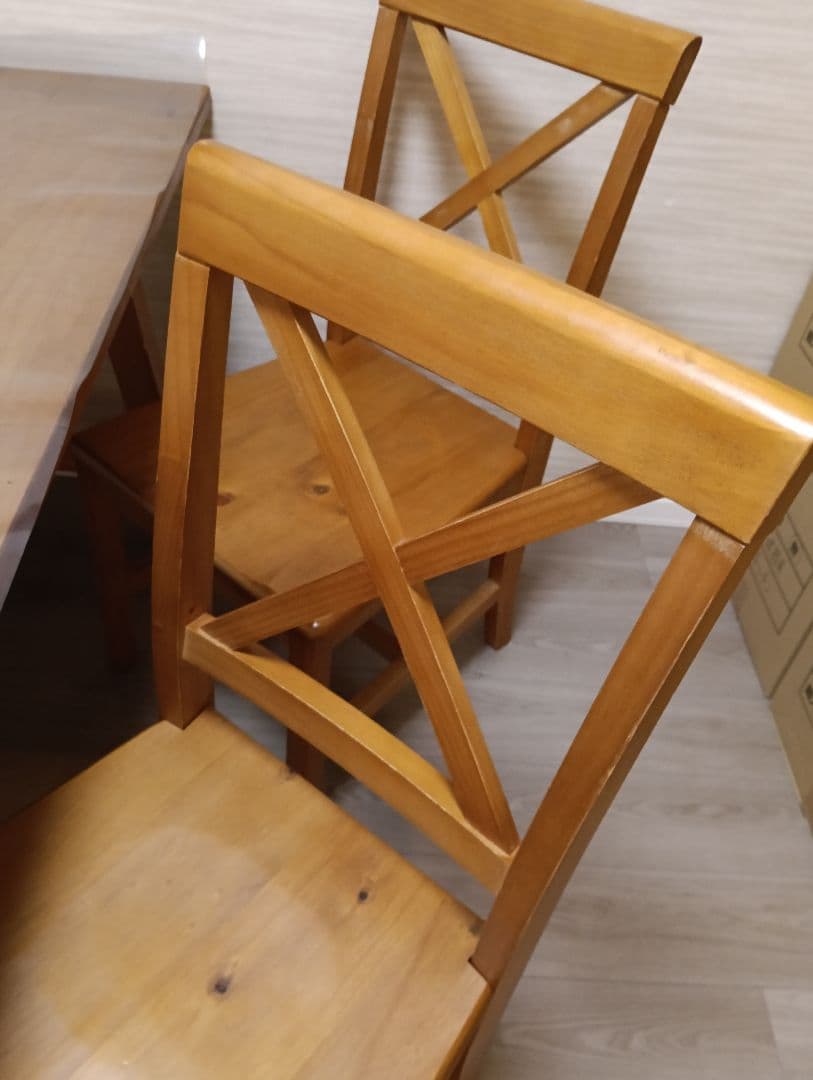 NITORI ダイニングセット カーシーLBR 天然木 クラシックス d2552