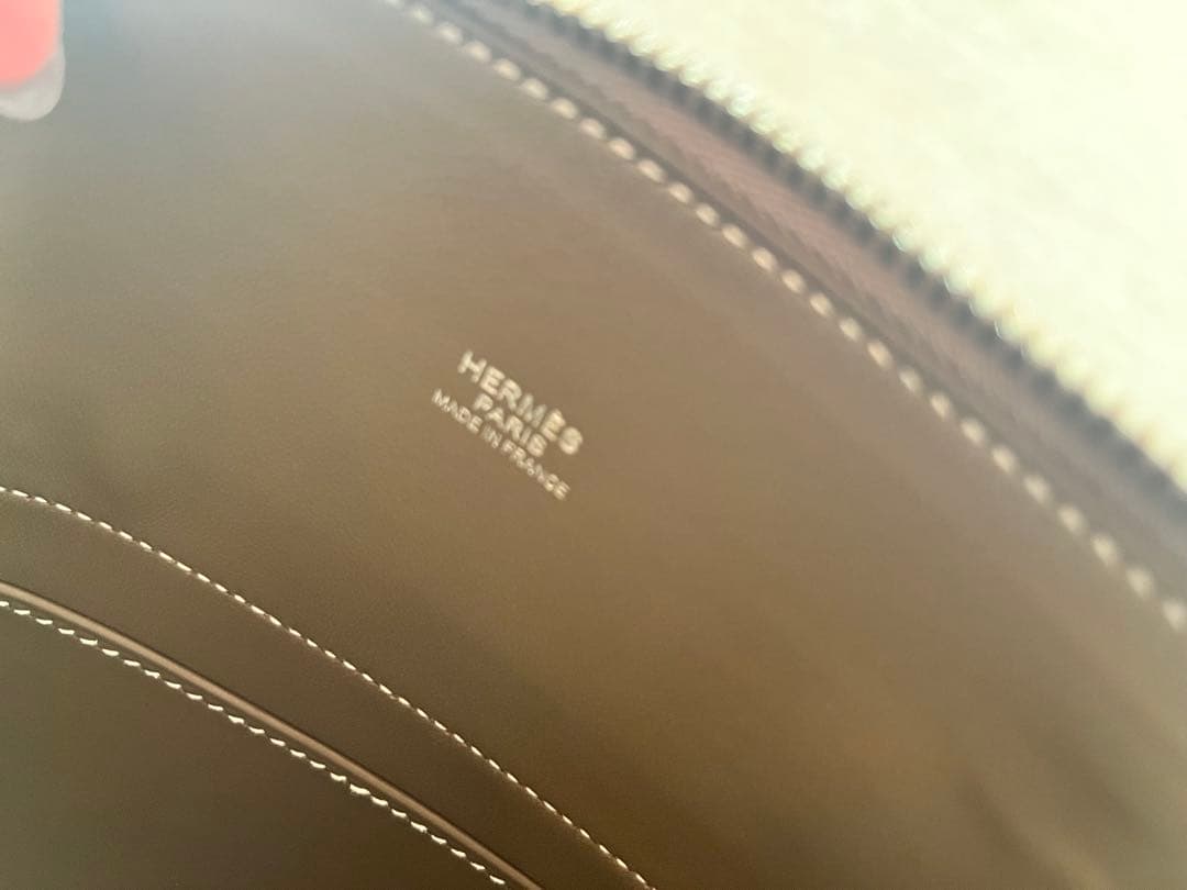 エルメス　ボリード27 ボリードミニ　エトゥープ　マカロンボリード