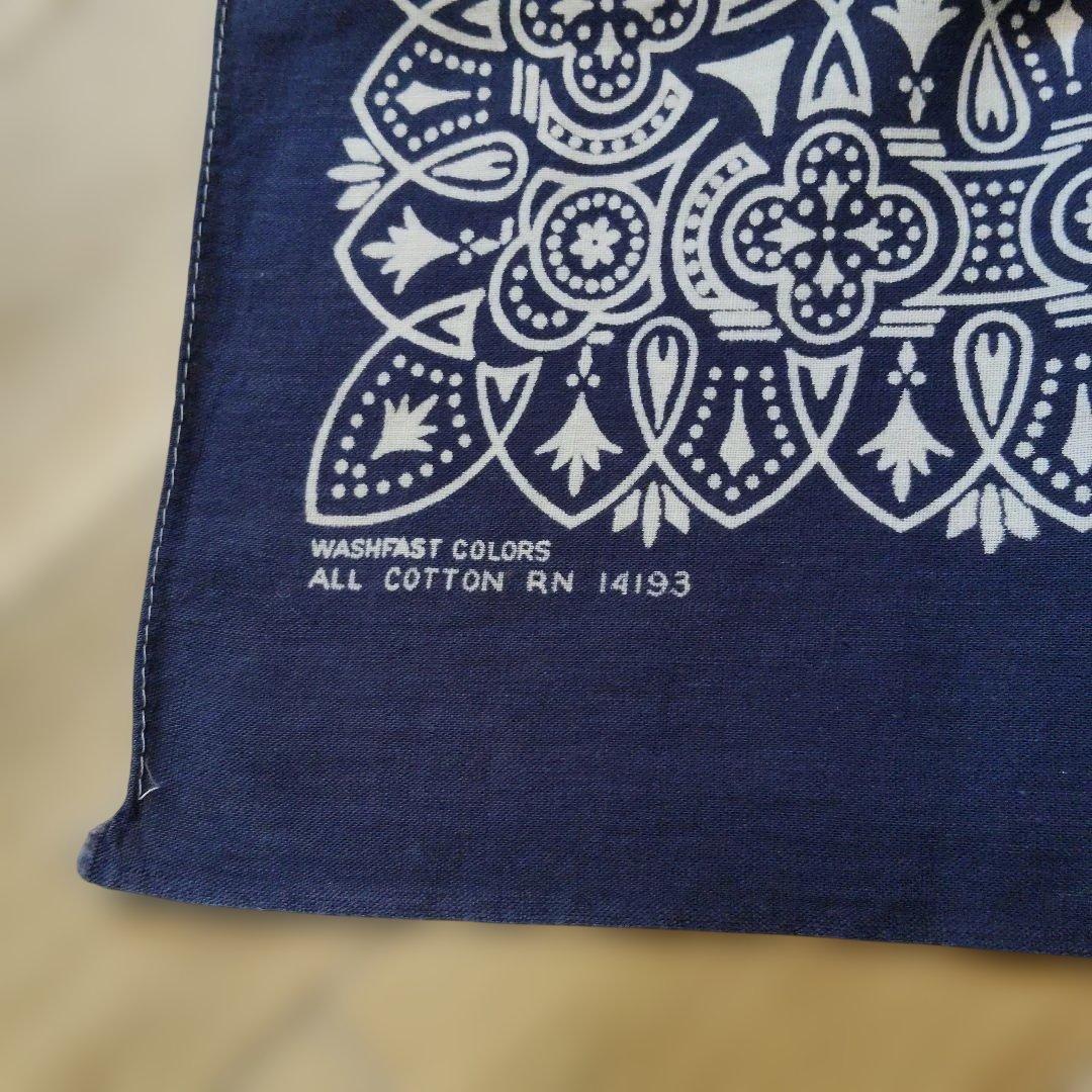 アイアンクロス柄　ヴィンテージバンダナ