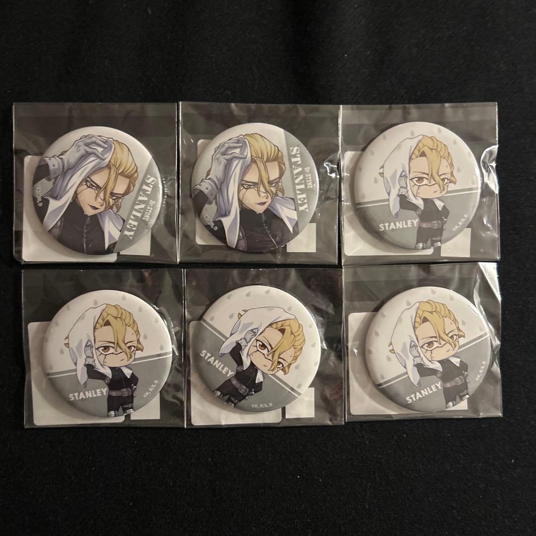 Dr.STONE ドクスト DMMスクラッチ レイニーデイ 缶バッジ スタンリー