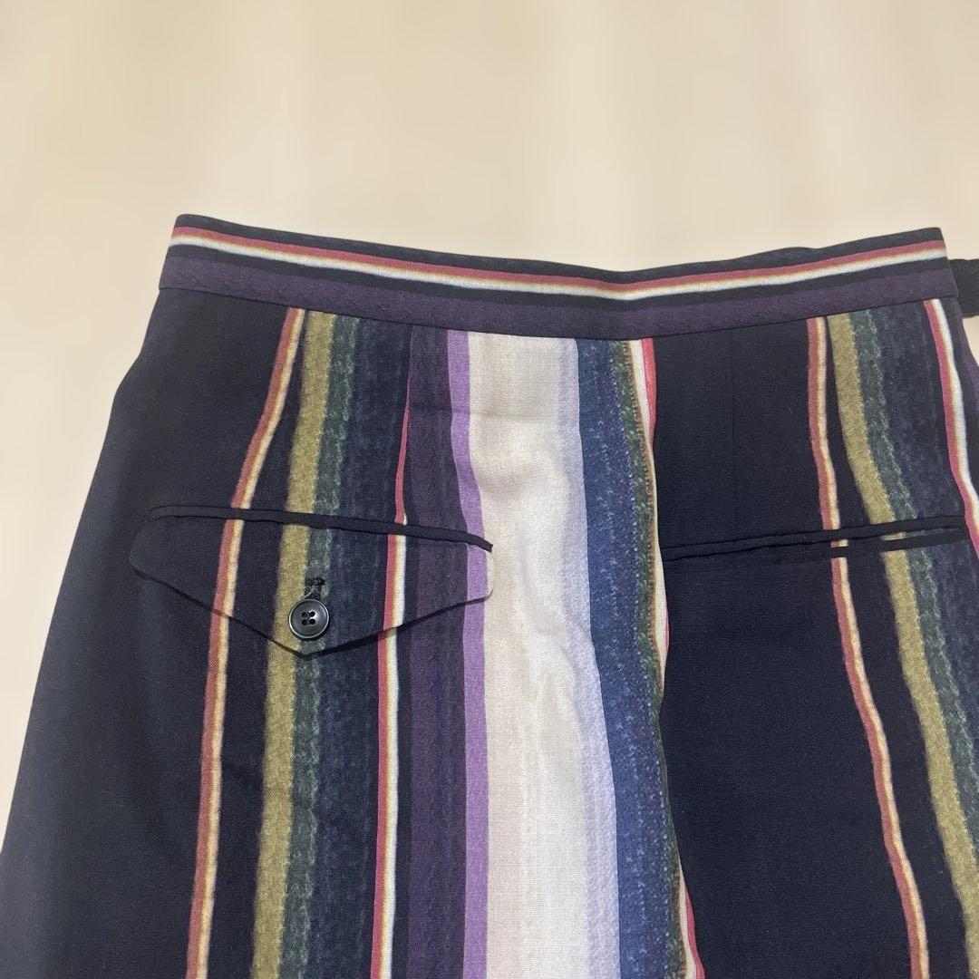 TOGA PULLA ストライプ プリーツ　36