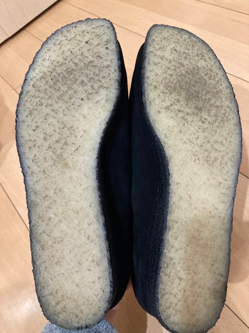 clarks originals ワラビー 黒 uk8 26.0cm