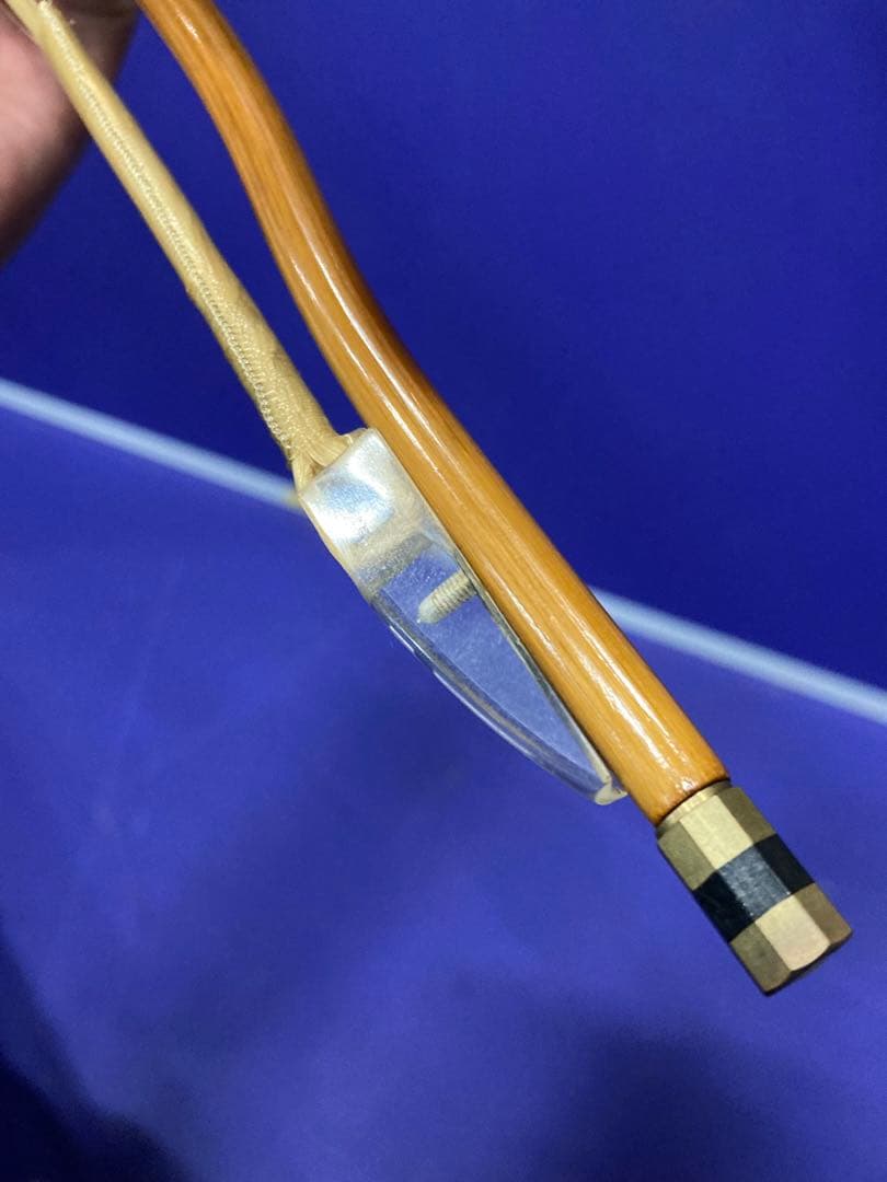 B）中国民族楽器 丁豪康精製 高級 明清古料 老紅木 二胡 弓 ケース 付属品付