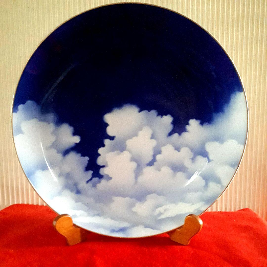 深川製磁の、大空図の大皿