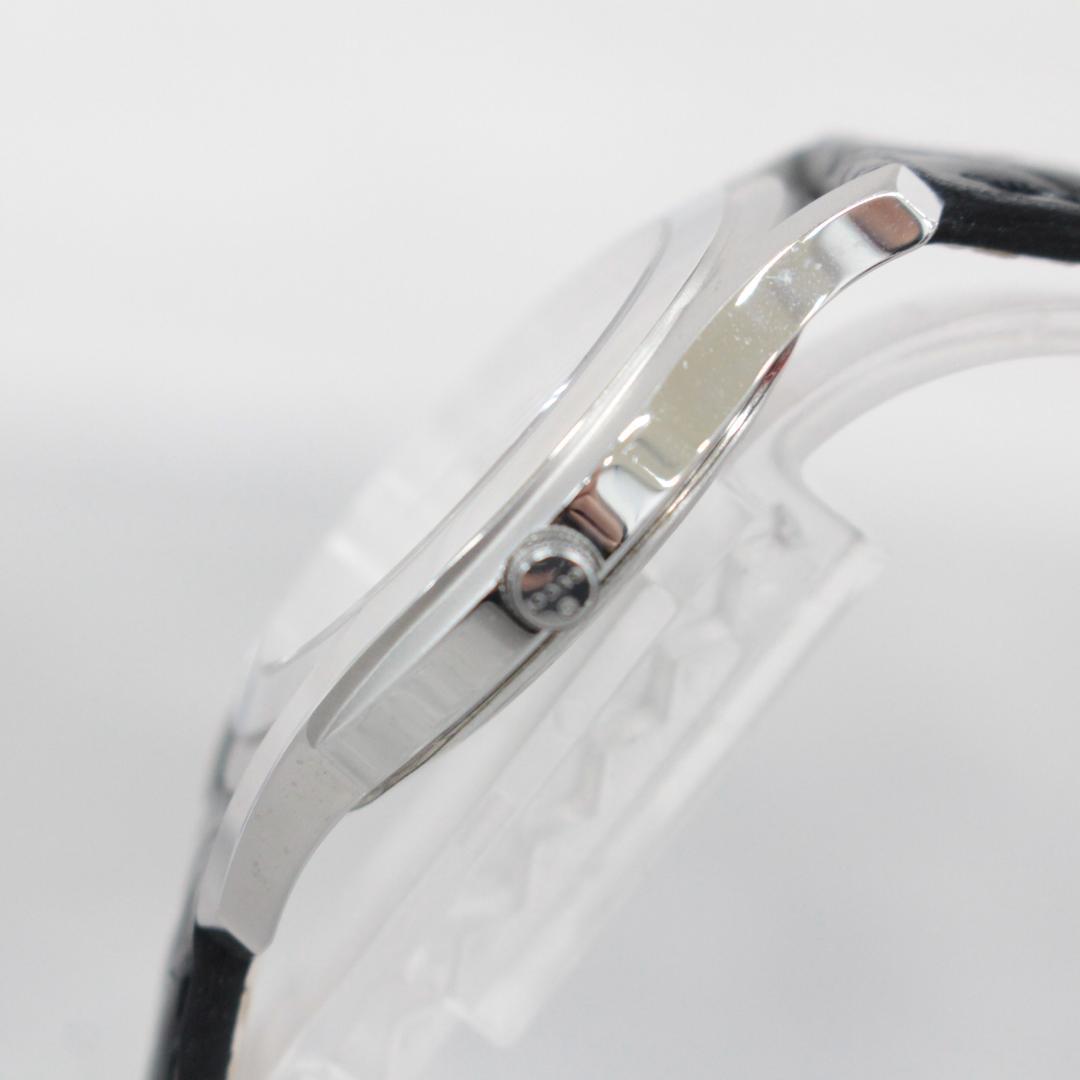 ▲GUCCI/グッチ 腕時計 5500M クォーツ レザーベルト