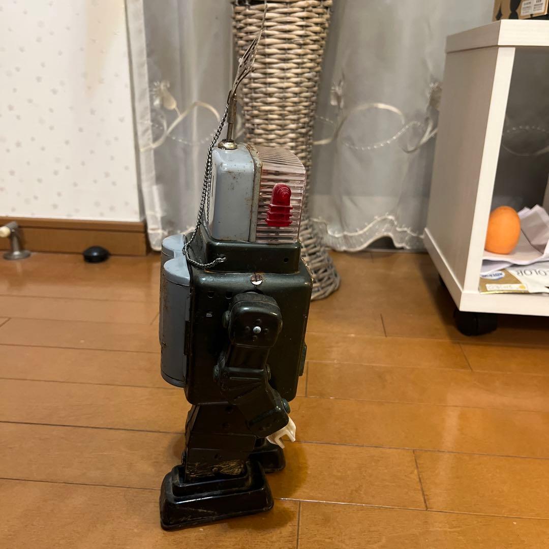 レトロ ロボットおもちゃ アンテナ付き