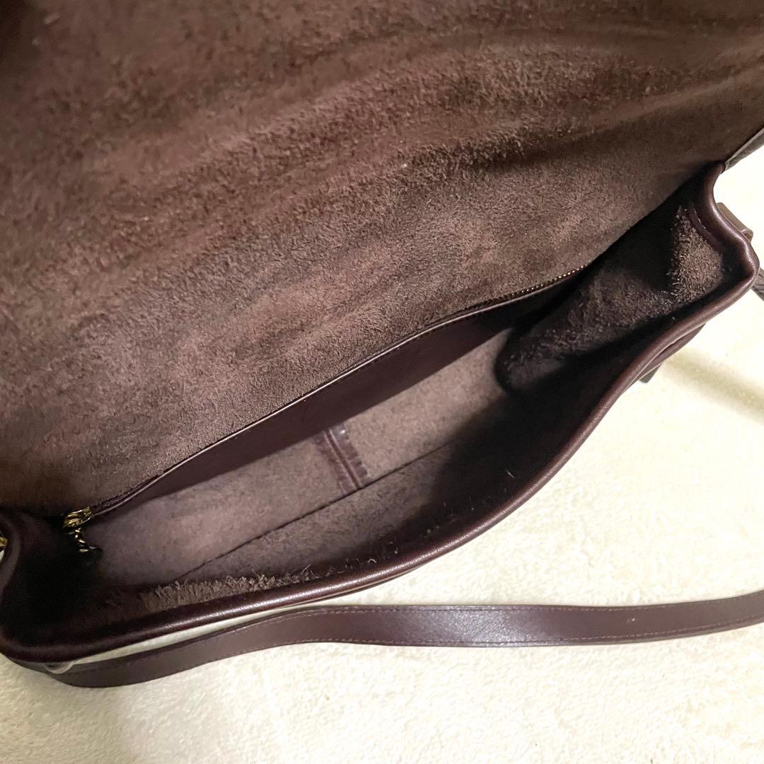 【極美品】 オールドコーチ シティバッグ ショルダー ターンロック チャーム