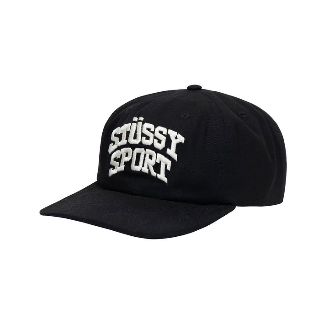 STÜSSY SPORT CAP Stüssy ブラック ベースボールキャップ STÜSSY SPORT