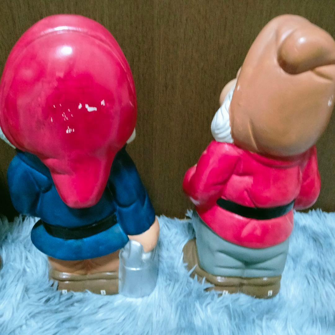 7人の小人 陶器製 特大 約30cm 白雪姫 セット ガーデニング 七人の小人