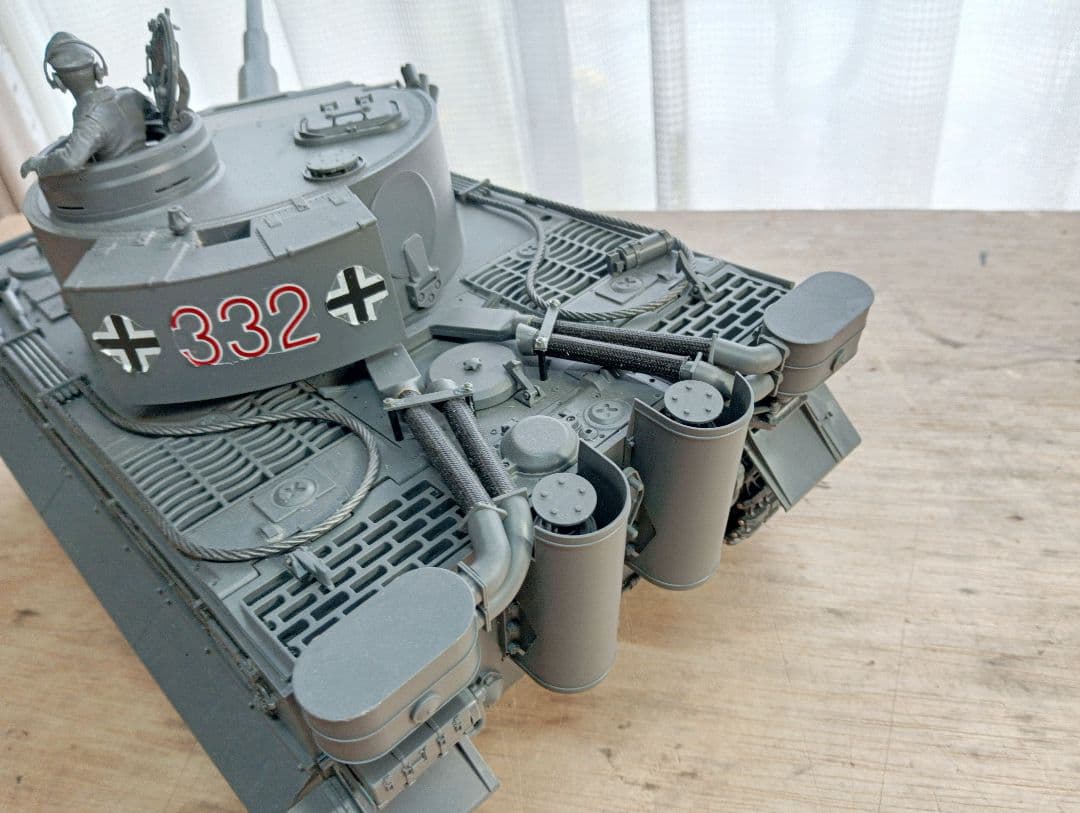 タミヤ 1/16 RC ドイツ重戦車 タイガーI 初期生産型 組み立て済完成品