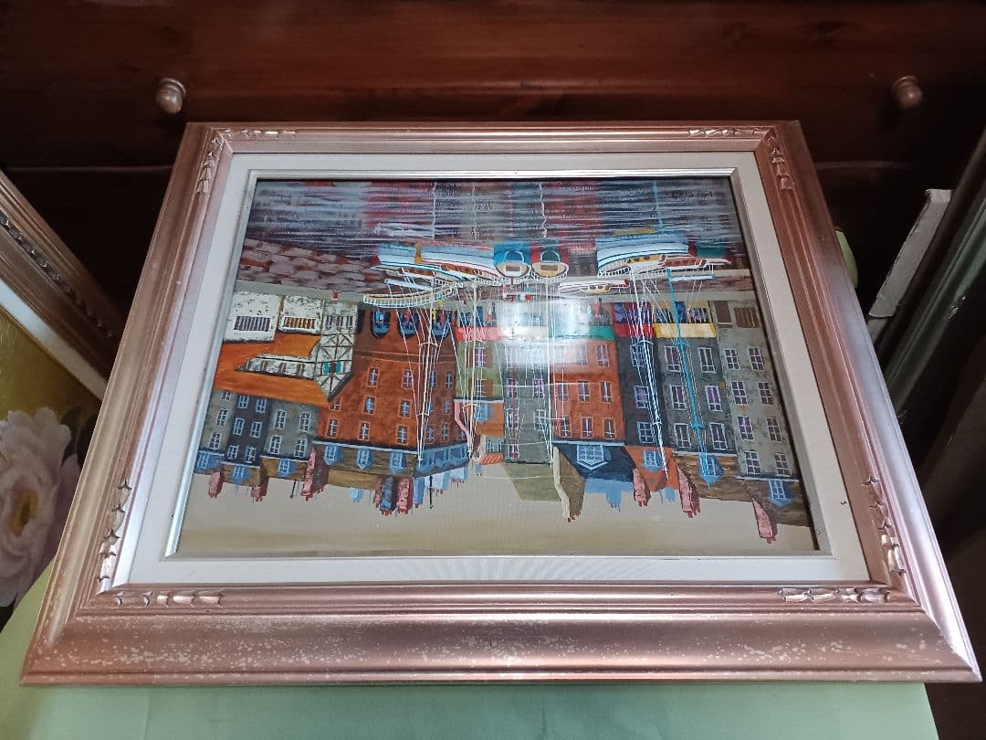 佐藤計 　「ノルマンディー」　油彩　F8号　應美会　 双樹会会員　 鹿児島県出身