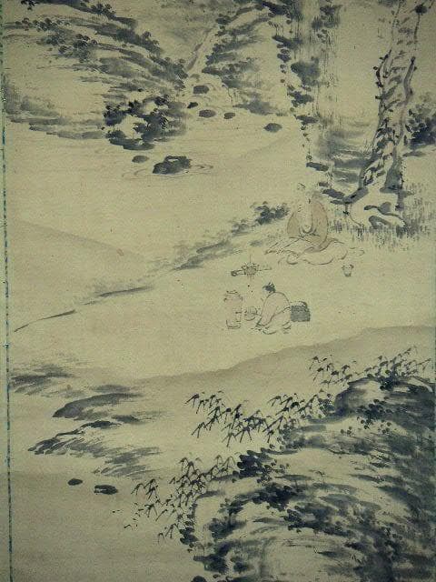 ♥掛軸　山水画　 成木 星洲 　掛け軸　骨董品