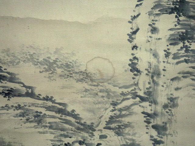 ♥掛軸　山水画　 成木 星洲 　掛け軸　骨董品